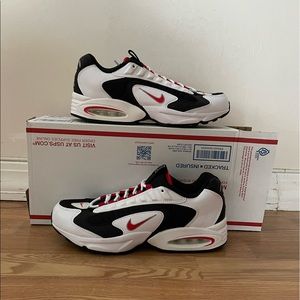 Nike Air Max Triax 96 White Black Red size 10.5 DS no box brand new